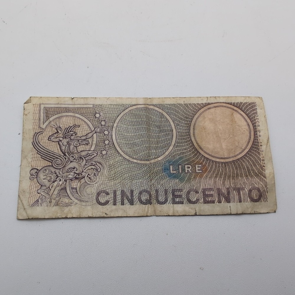 Italy 500 lire 1974
