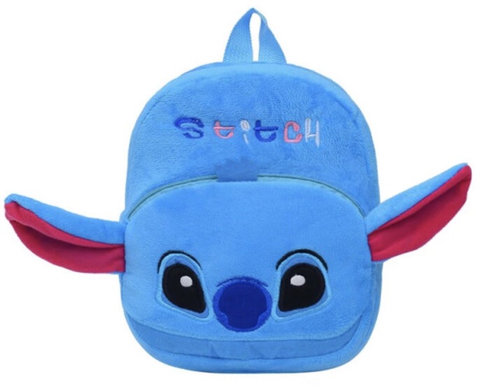 Stitch Kids Plush Backpack 10” Height by 9” Width
