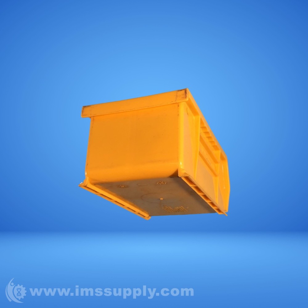 Uline S-12414 Yellow Stackable Storage Bin USIP