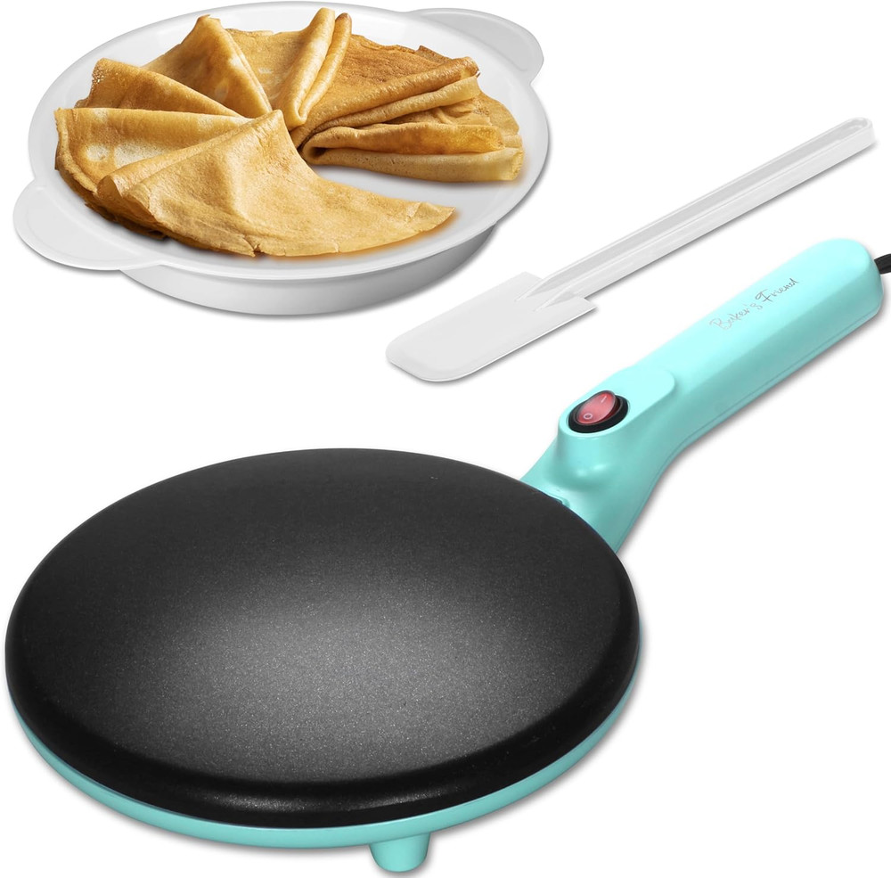 Instant Crepe Maker with Handle, Electric Crepe Maker Machine, Crepera Electr...