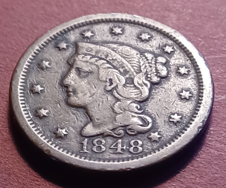 1848 U.S. Mint Large Cent