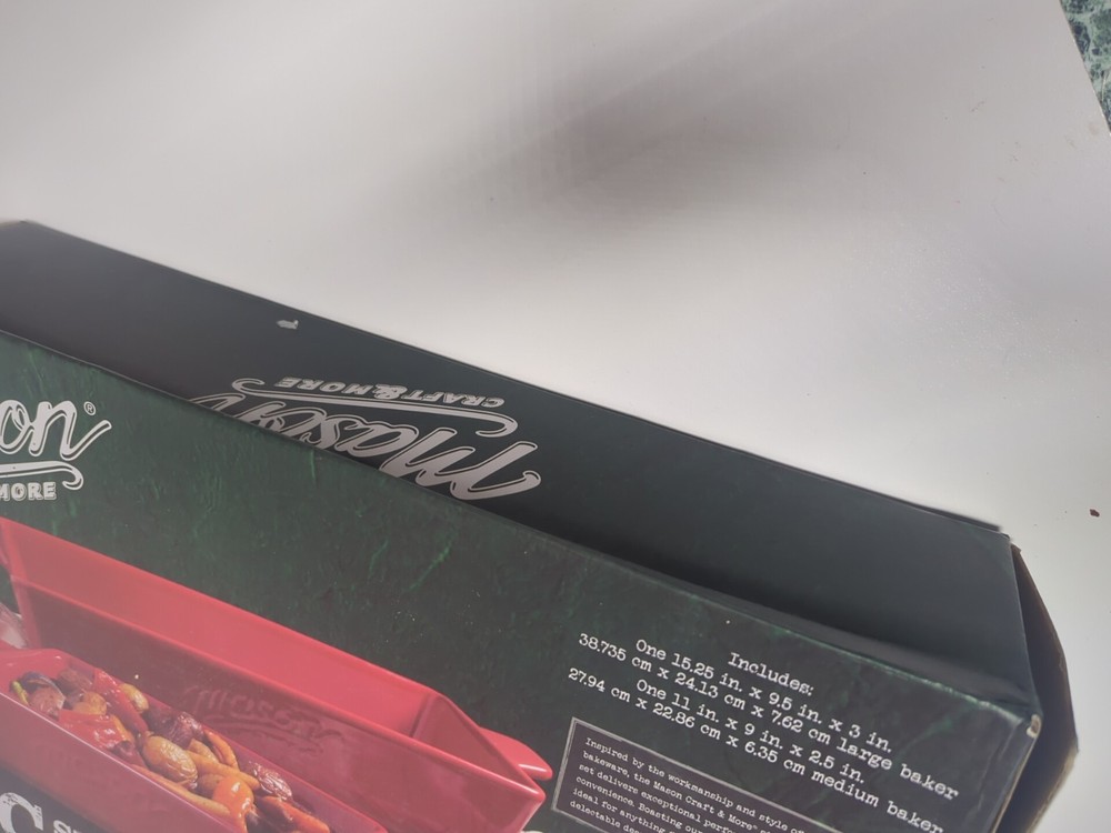 Mason Craft & More 2Pc Stoneware Bakeware Set