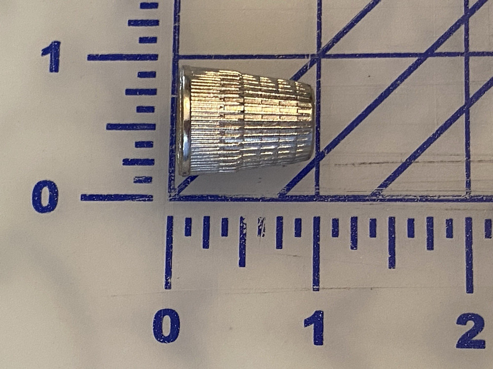 Vintage Sewing Thimble 17 mm (10) From W Germany