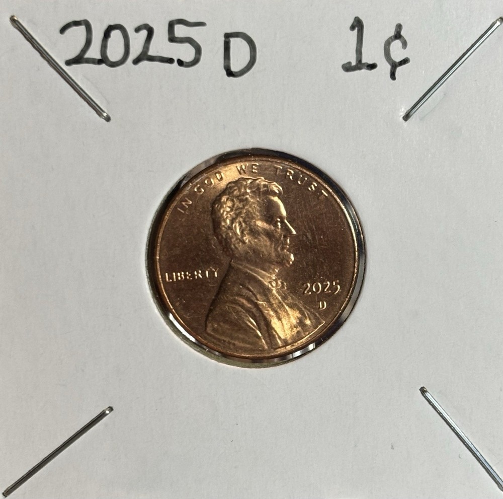 2025D Penny Last Year Of The Cent!