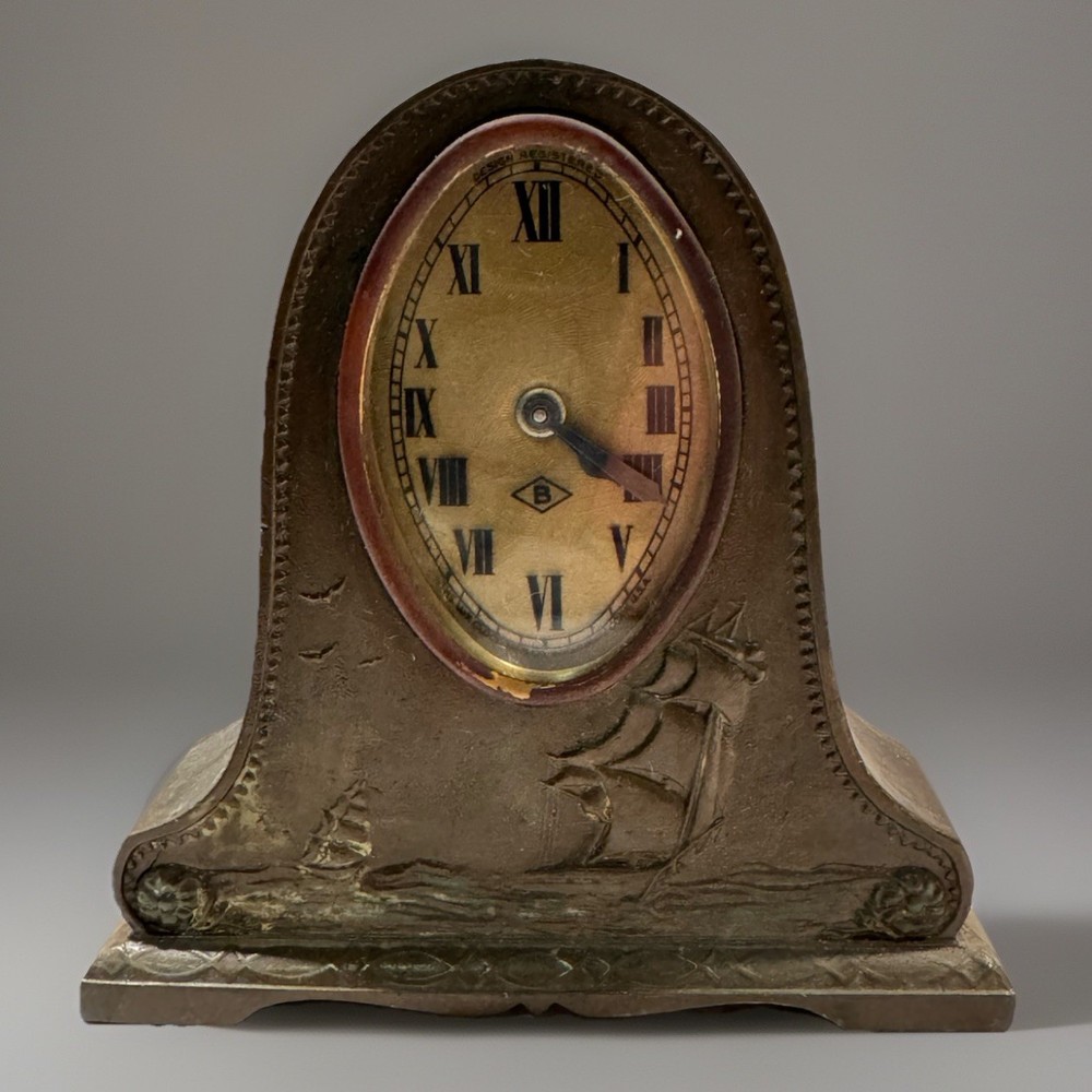 Antique Art Deco Desk Or Mantel Clock By Lux