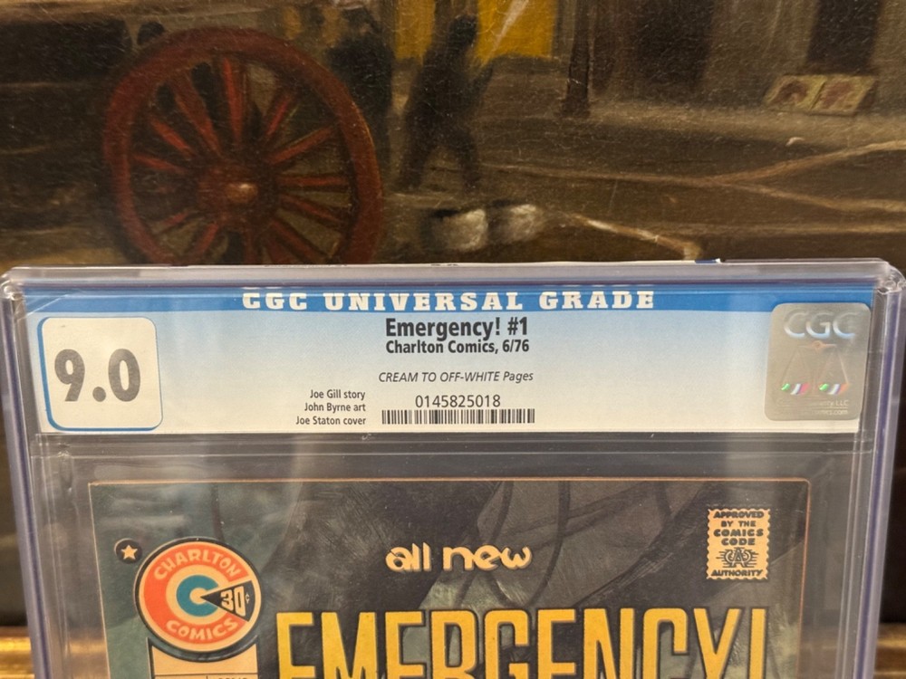 Vintage EMERGENCY! Comic Book #1 CGC Graded 9.0