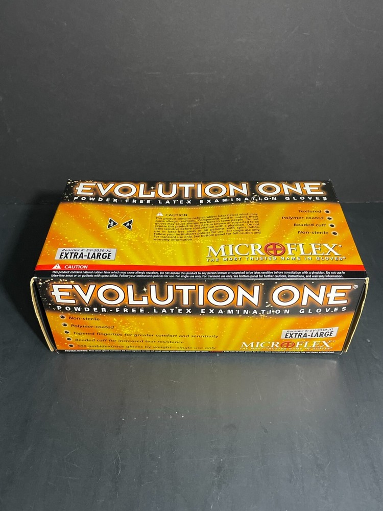 Ansell Latex Gloves Extra Large Microflex 10 Boxes with 100 Gloves Each