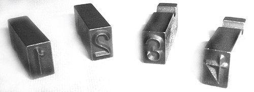 CH Hanson 27639 - Type Set-3/8" Number 10Pcs.