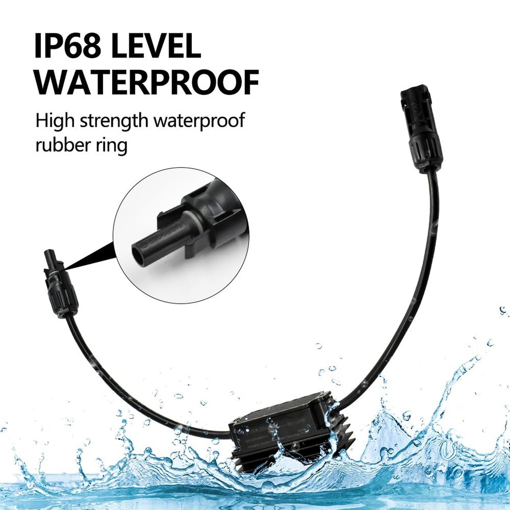 Solar Anti-Reverse Diode Cable,1600V 55A with IP67 Solar Panel Connector for ...