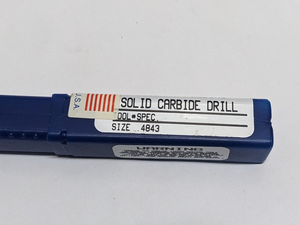 CJT Kool Twist Size .4843 Coolant Feeding Solid Carbide Cutting Drill (NEW).