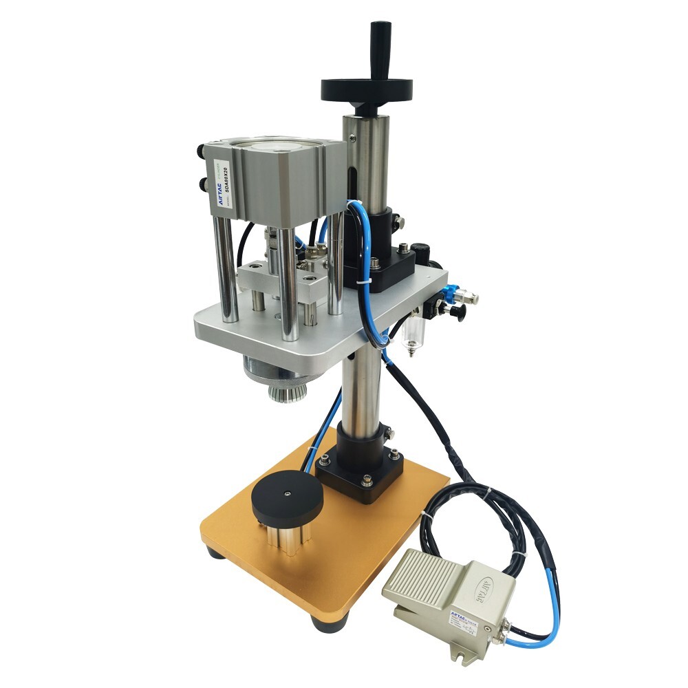 Pneumatic Perfume Bottle Sealing Machine Explosion Proof Type Diameter 0.59"
