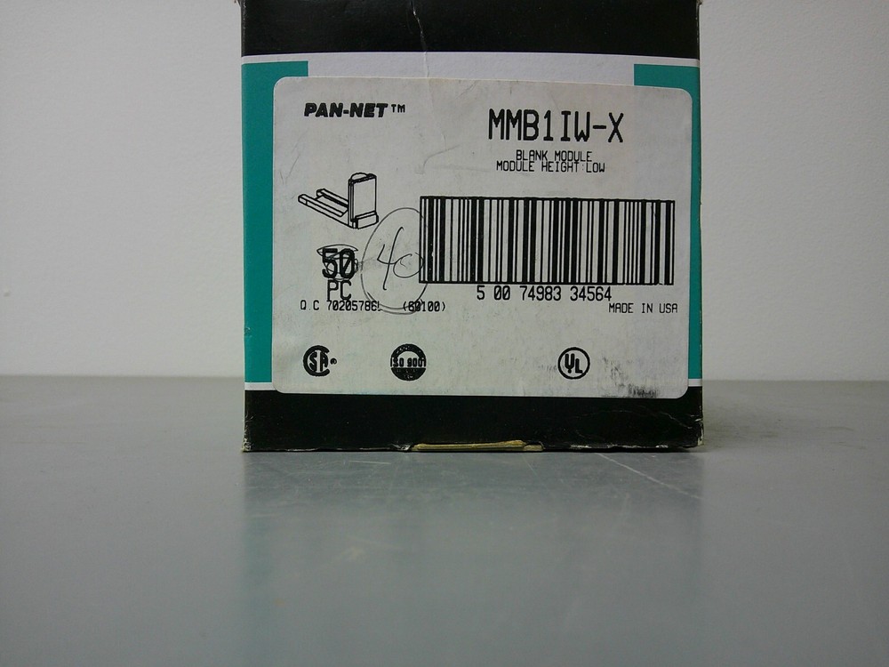 PANDUIT MB1IW-X BLANK MODULE