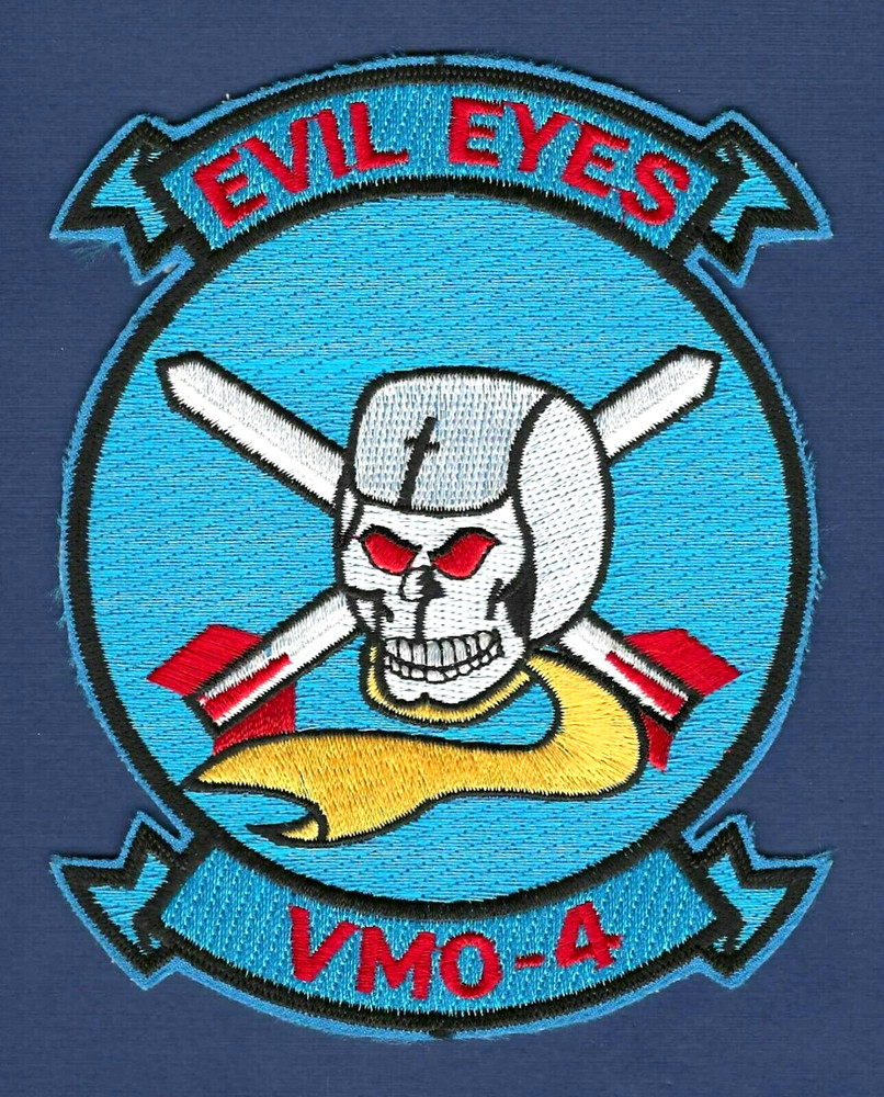 USMC VMO-4 Marine Observation Squadron Evil Eyes Patch