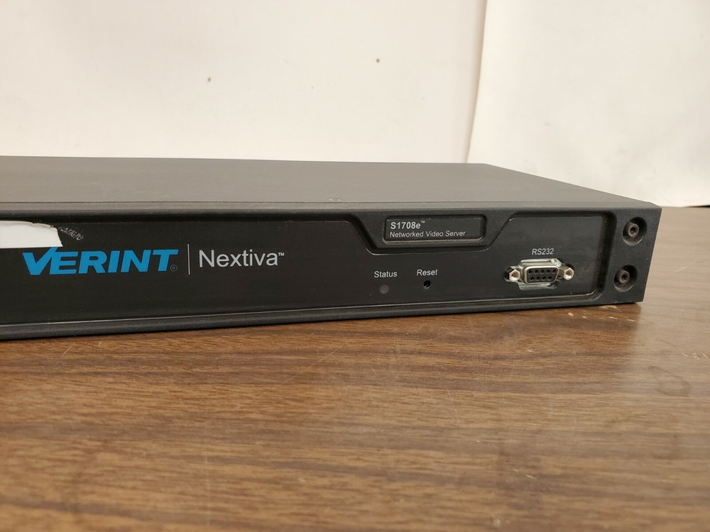 VERINT S1708e-T NEXTIVA 8 CHANNEL VIDEO ENCODER