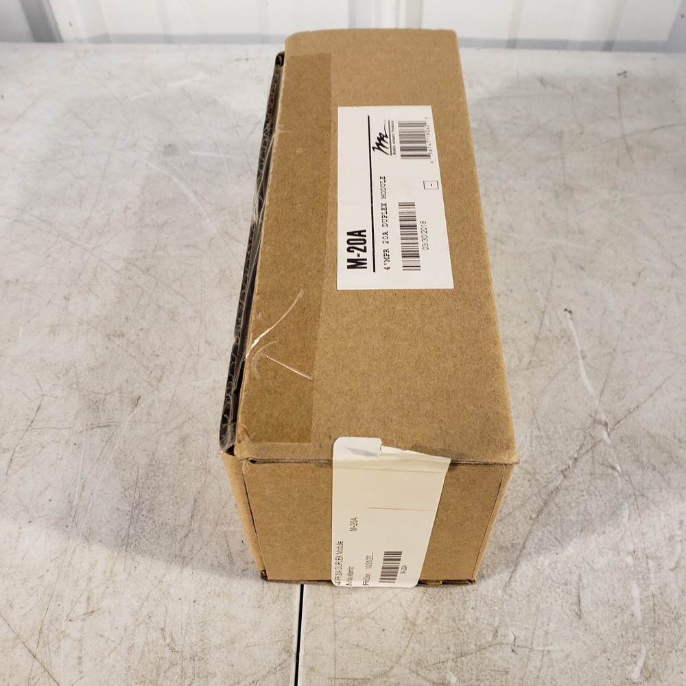 New Middle Atlantic Products M-20A 4" MPR 20A Duplex Module
