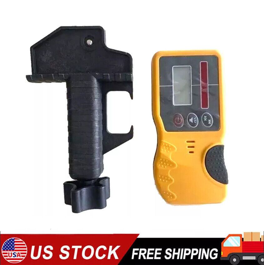 Universal Red Beam Rotary Laser Receiver Dual Display Detector