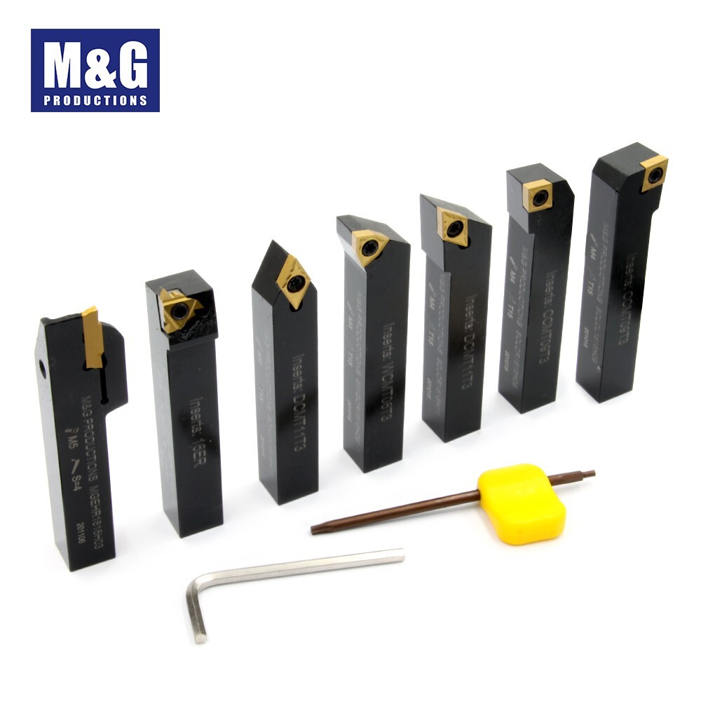7pcs Indexable Turning Tool Set,16mm