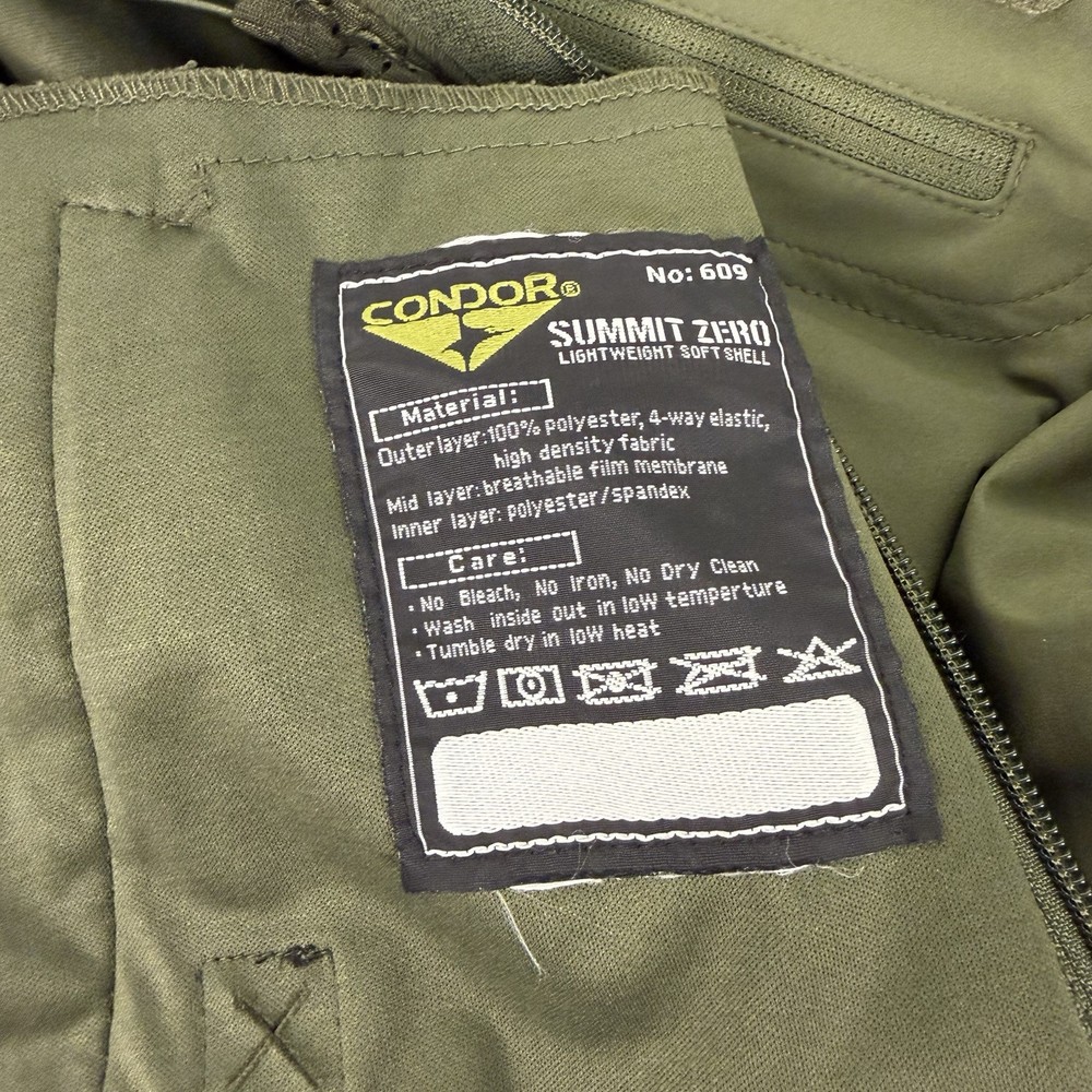 Condor 609 Tactical Summit Zero Lightweight Softshell All Weather Jacket 3XL