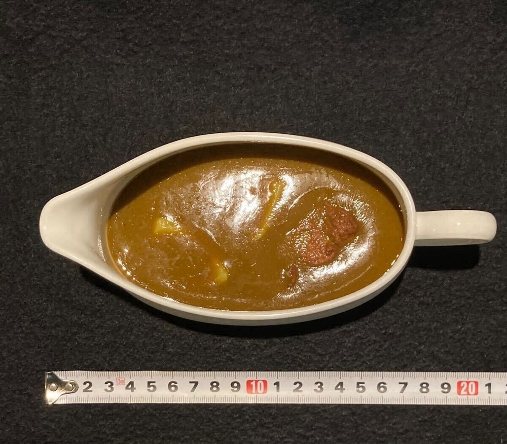 Food replica beef curry with bowl