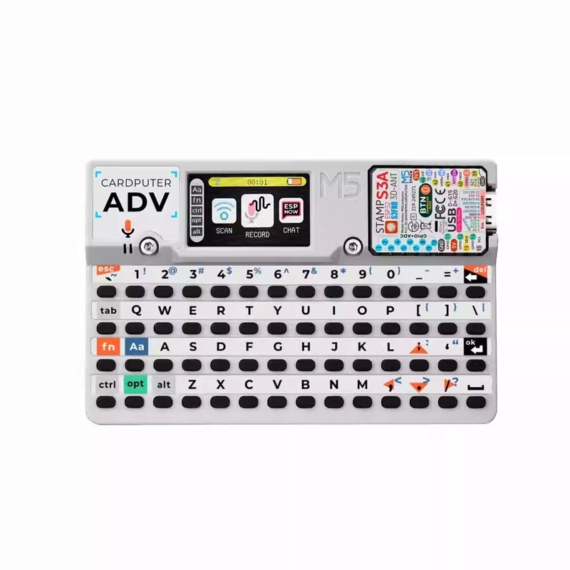 1 M5Stack Cardputer Adv Card Computer 56-key Programmable Development Board S3A