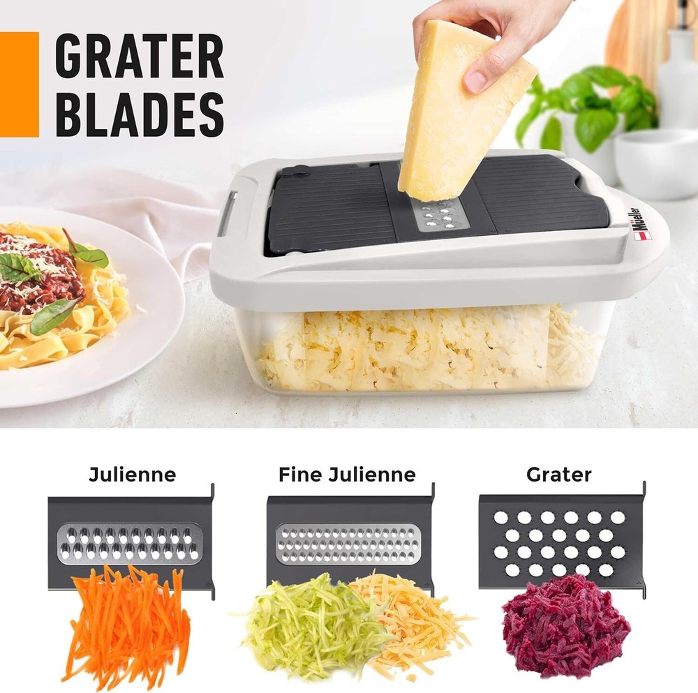 10-in-1 Vegetable Chopper with 8 Blades, Dicer, Slicer, Egg Mincer