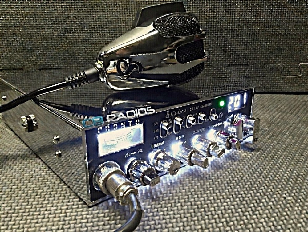 Cobra 29 LTD Chrome AM/FM-WHITE LIGHT EDITION+PERFORMANCE TUNED+RECEIVE ENHANCED