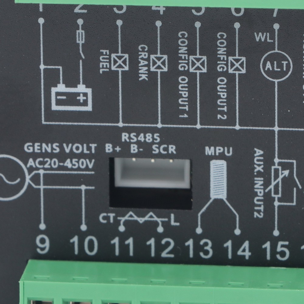 Generator Controller DC20D MKII Genset Controller For Diesel/Gasoline Engine