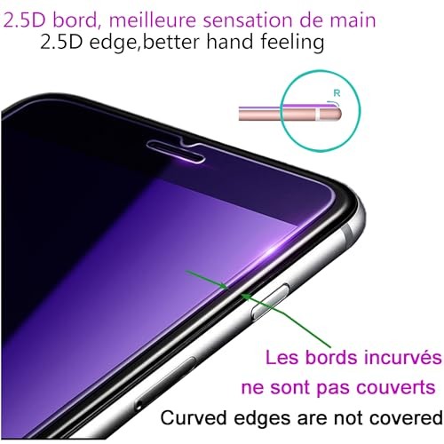 Anti Blue Light Screen Protector for iPhone SE(2020)/SE(2022)-4.7"