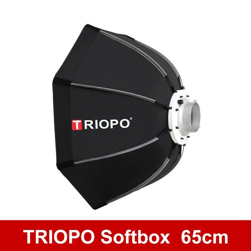 TRIOPO Octagon Foldable Softbox Soft Box for Godox Yongnuo Speedlite Flash Light