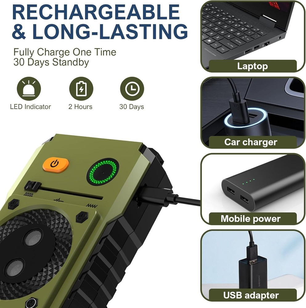 Automatic Ultrasonic Anti Barking Device 50FT