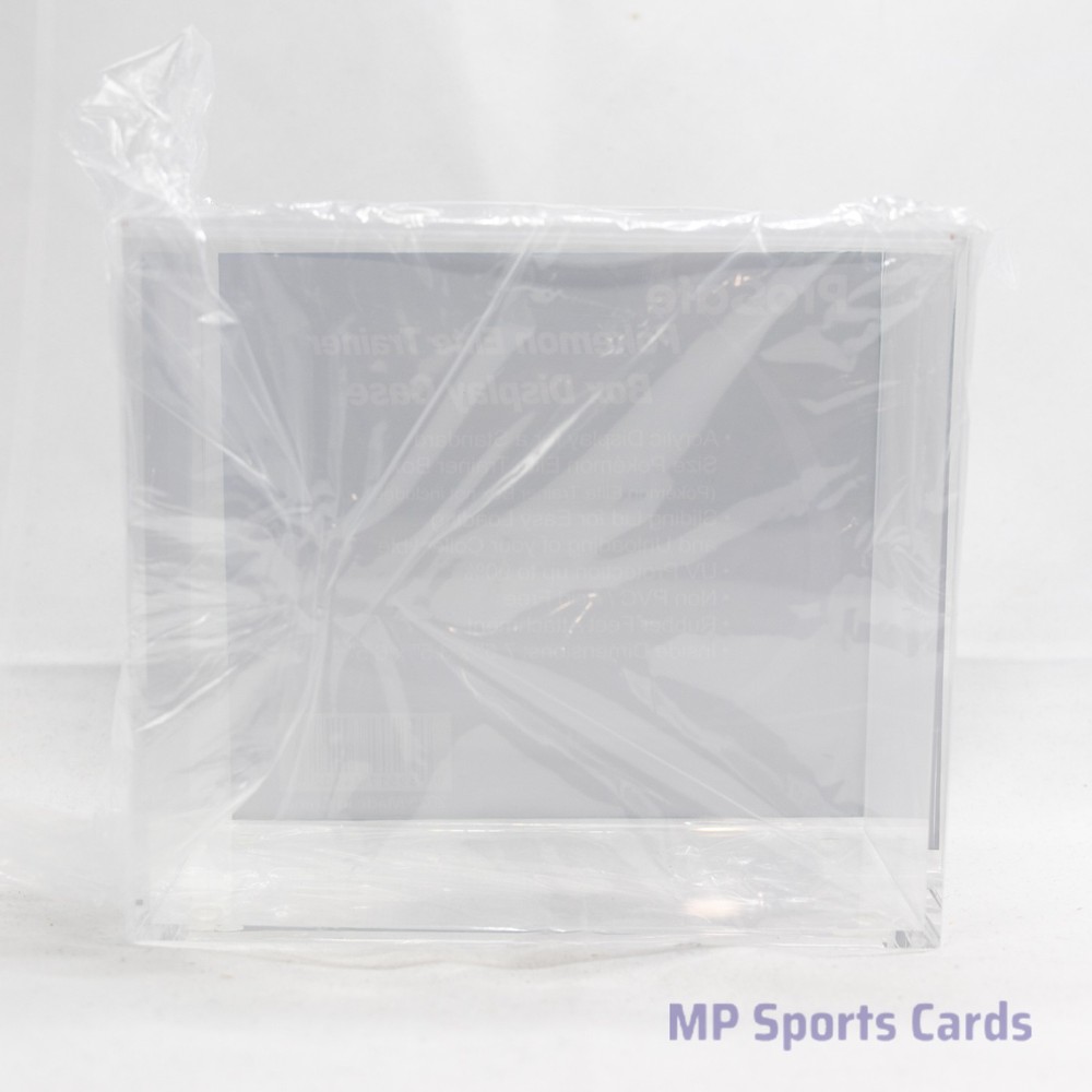 Pro-Safe Acrylic Display Case Pokemon Elite Trainer Box UV Protected