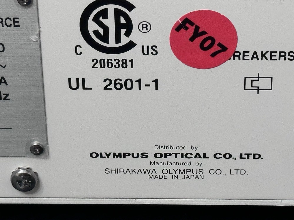 OLYMPUS CLV-S40PRO XENON LIGHT SOURCE CLV-S40