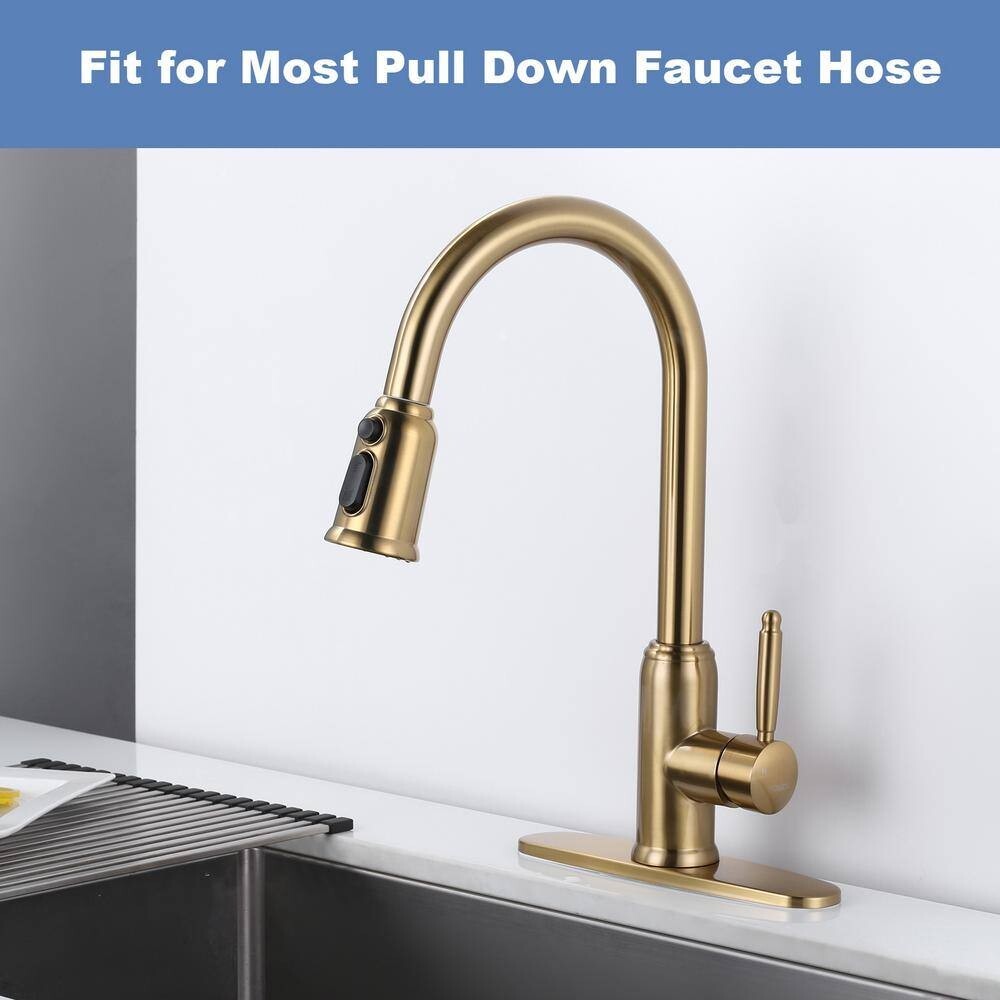Three-Function Pull Down Kitchen Faucet Head Replacement