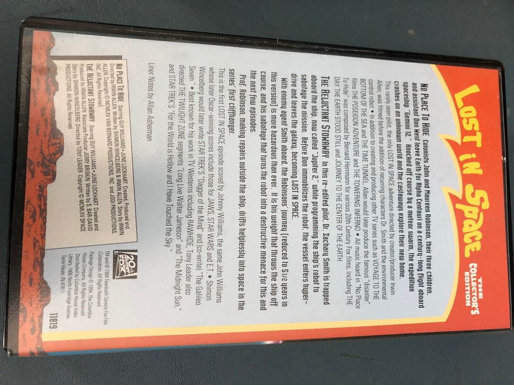 Lost In Space VHS 4 Tapes