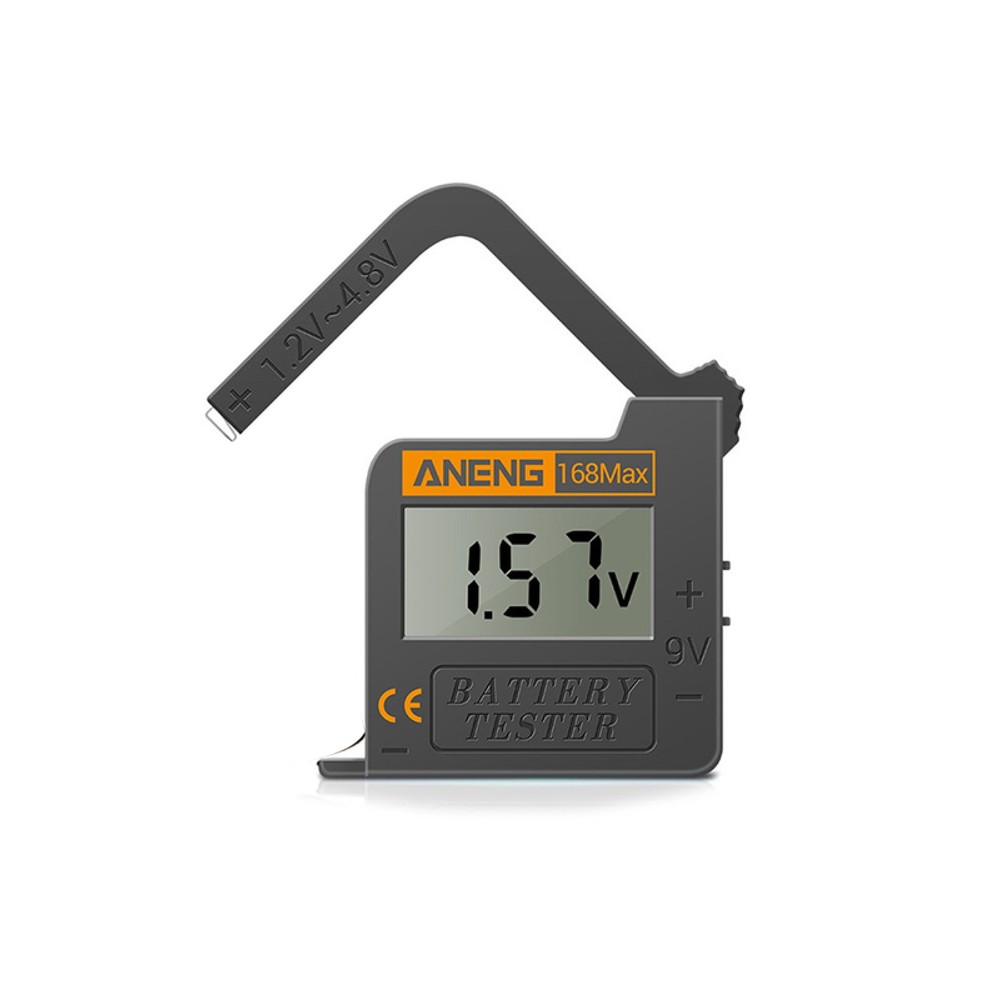 ANENG 168Max Digital Battery Capacity Checker Volt Checker For 9V AA AAA