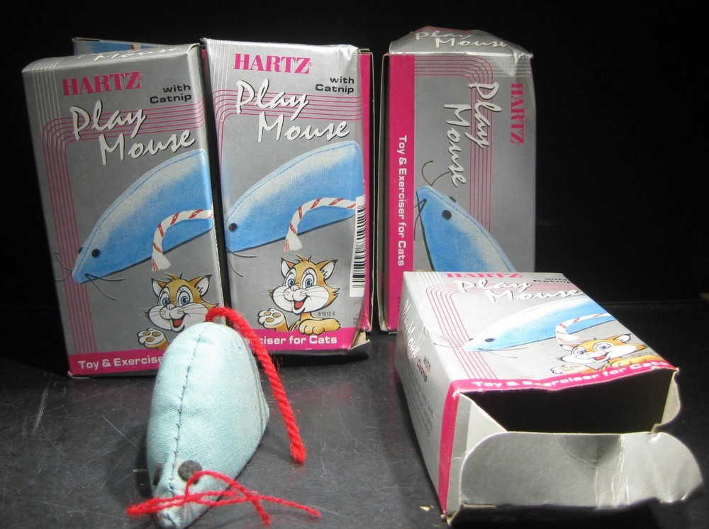 Hartz Catnip Play Mouse 6 Pack Cat Toy