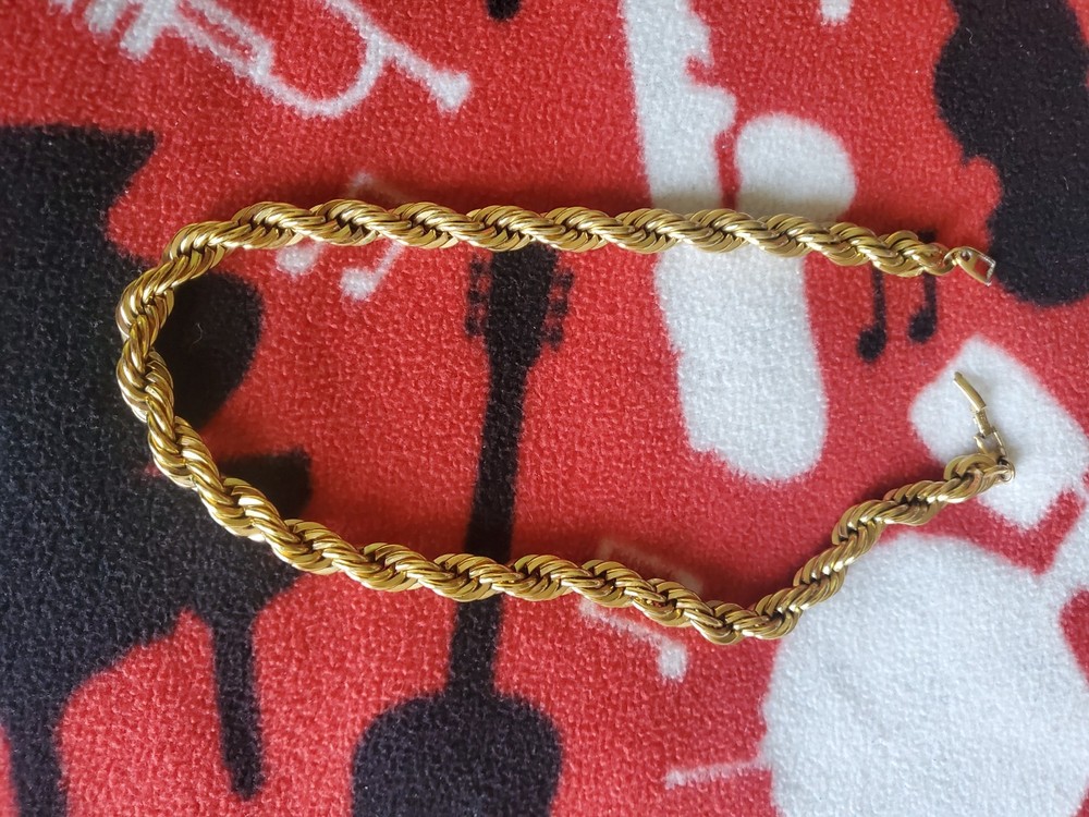 Napier Heavy Gold Tone Chain