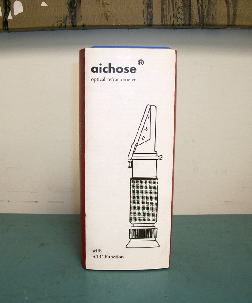 AICHOSE Optical Refractometer w/ATC Function & Case - NEW