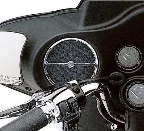 Harley-Davidson® Chrome Front Speaker Trim Kit 74604-99