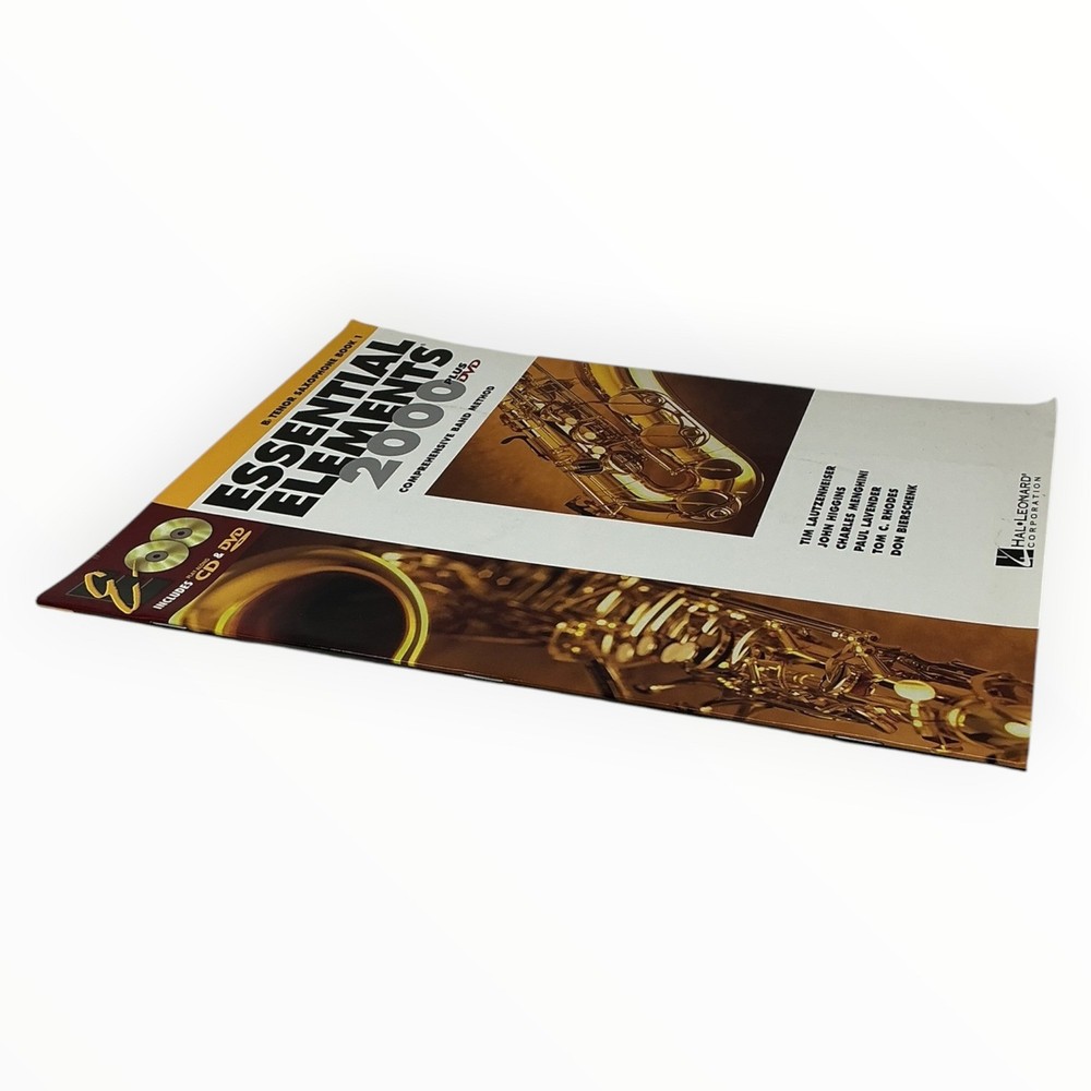 Essential Elements 2000 Plus DVD CD Tenor Saxophone Book 1 Hal Leonard 2004
