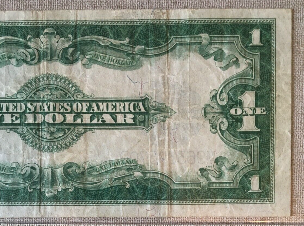 1923 $1 SILVER CERTIFICATE US LARGE NOTE, SPEELMAN/WHITE 9301