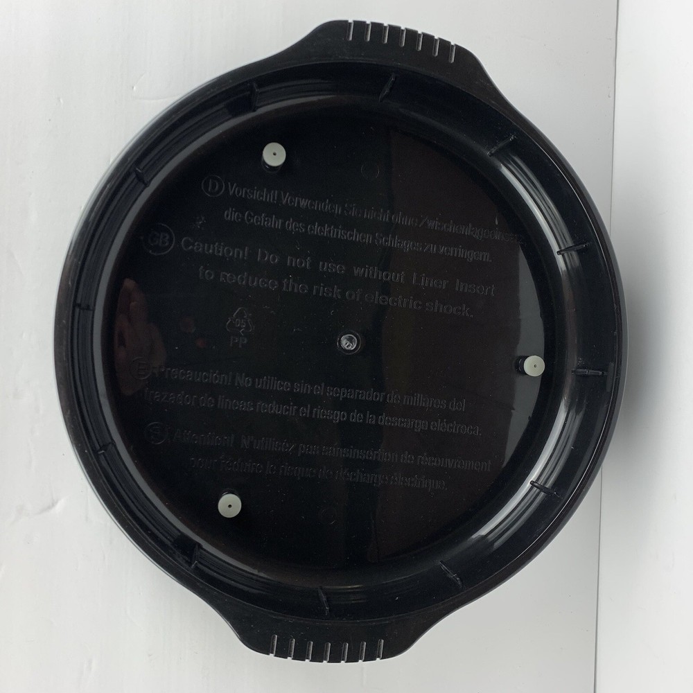 NuWave Pro Infrared Oven 20336 Replacement Base Bottom Black
