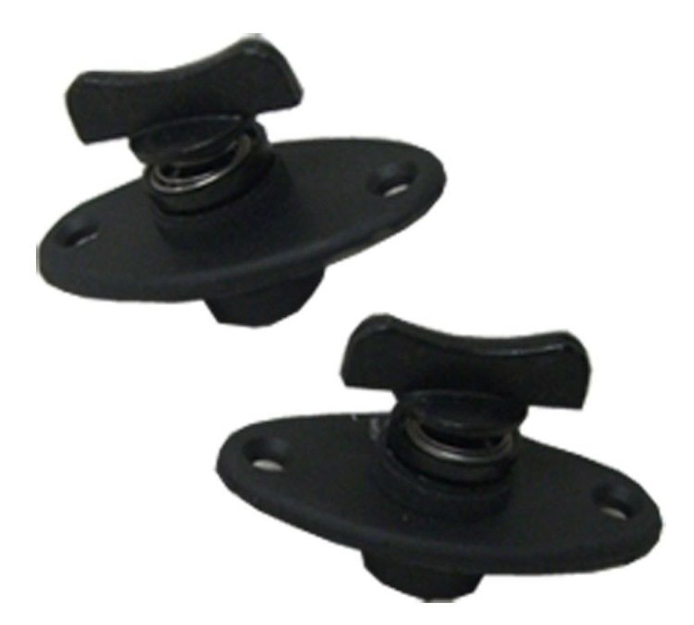 Marpac 54211 Windshield Window Quick Release Fastener PAIR Black Nylon