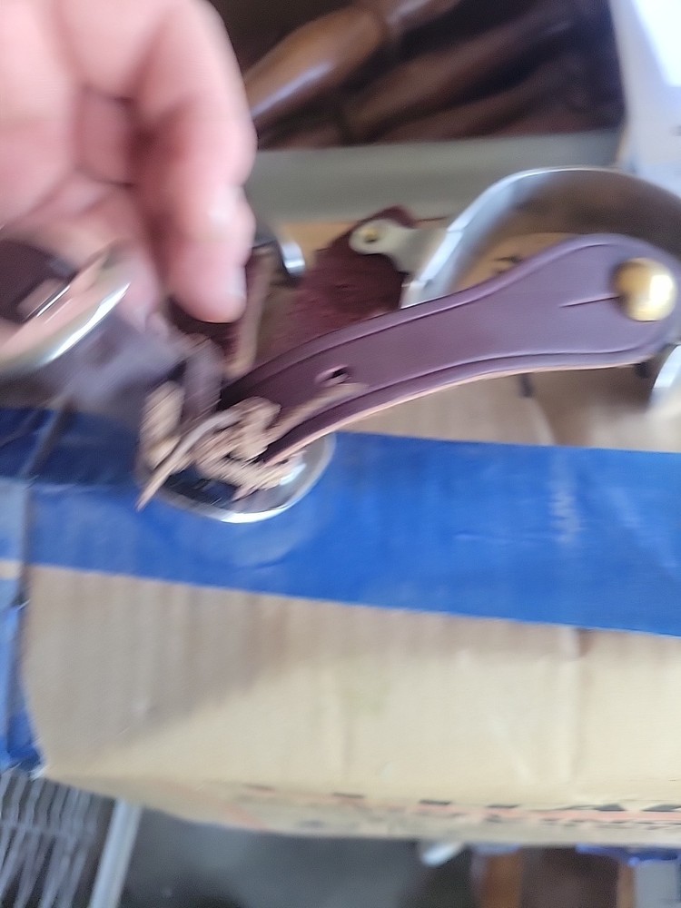 Vintage Nickel Silve Spurs