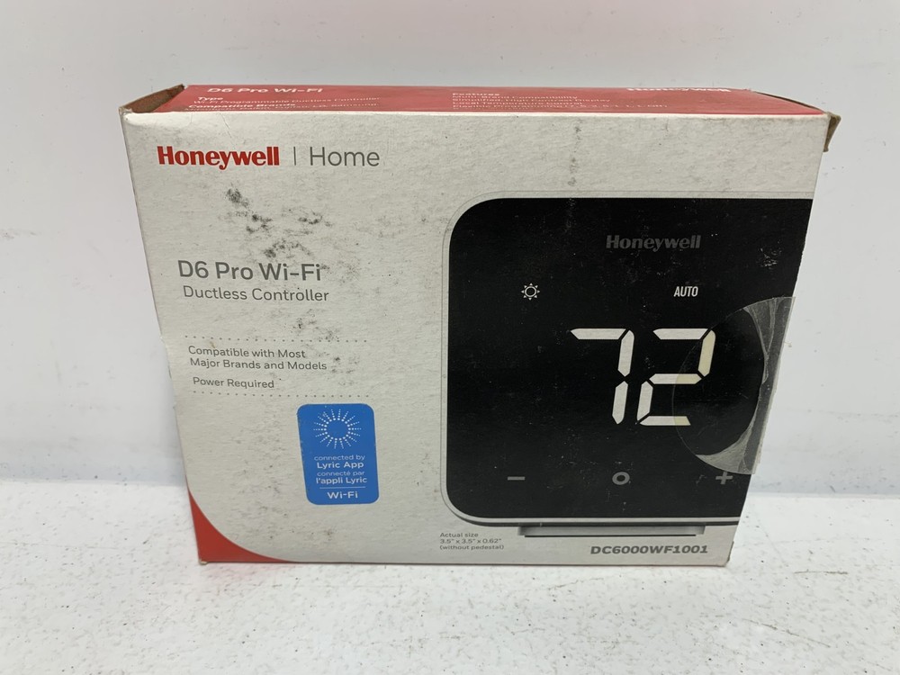 Honeywell DC6000WF1001 Ductless Controller Programmable Thermostat