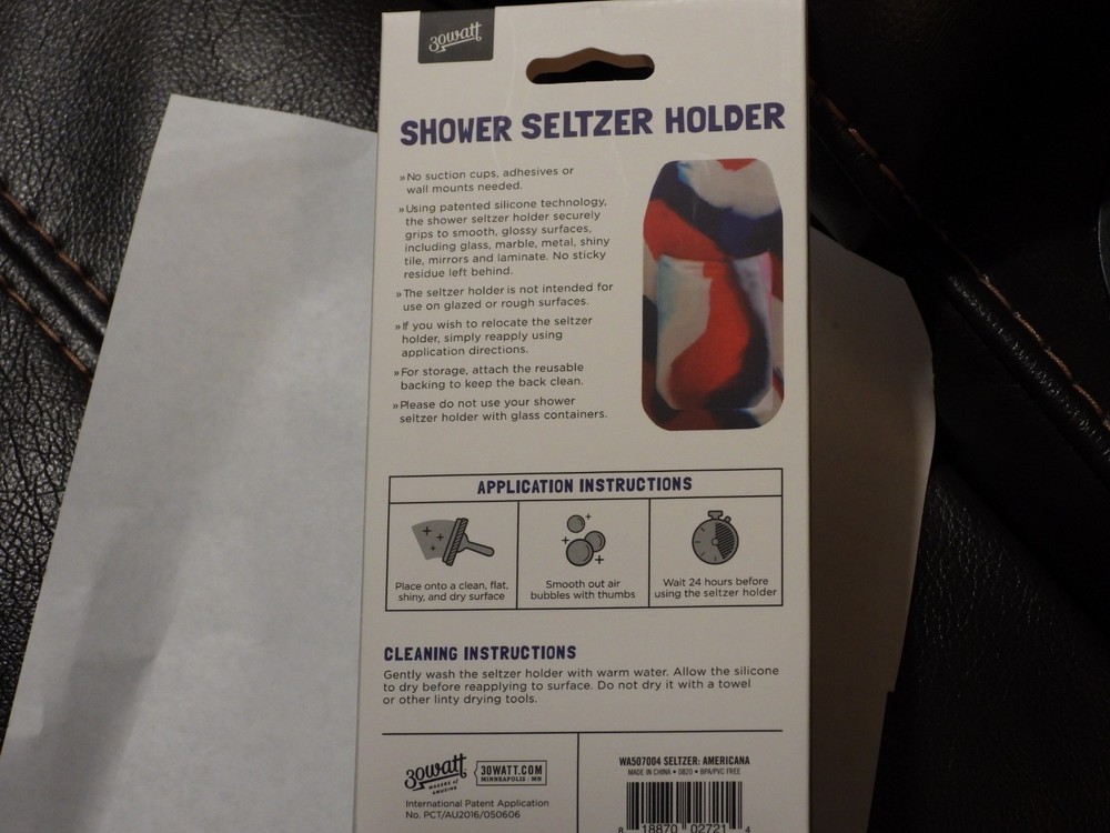 Shower Seltzer Holder - Multi Color