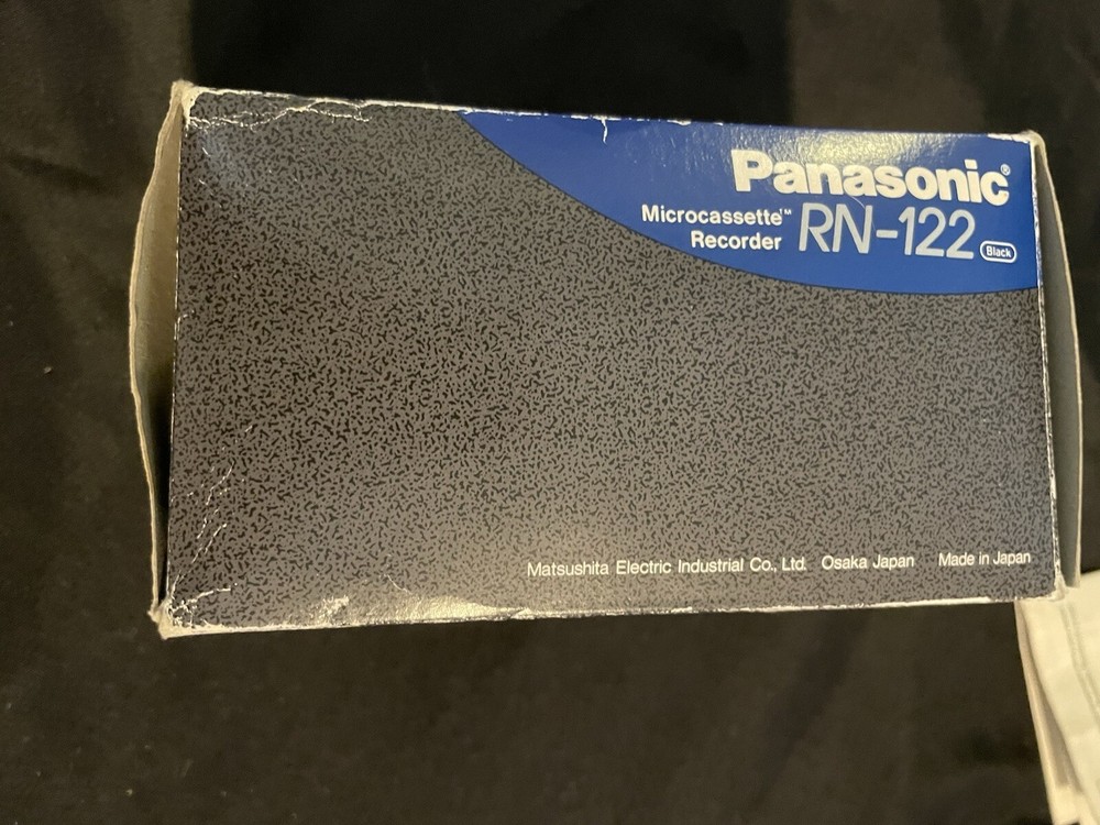 Panasonic Fast Playback Microcassette Recorder RN-122 Voice Activated