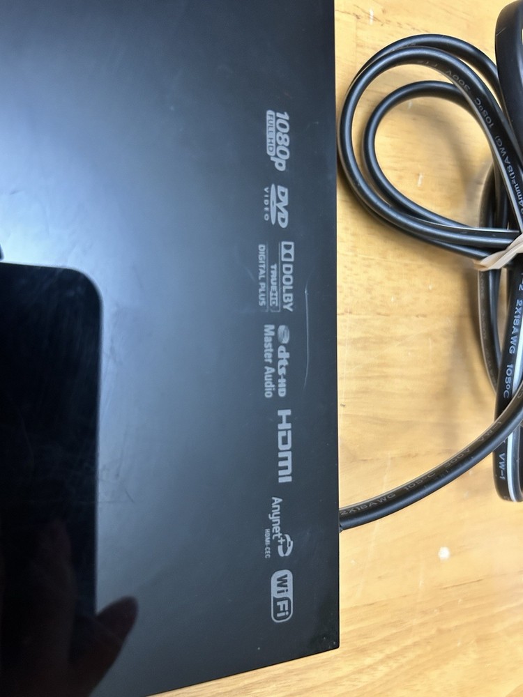 Samsung 3D BluRay Player: Discs, CDs, DVDs; HDMI USB Working Condition Black