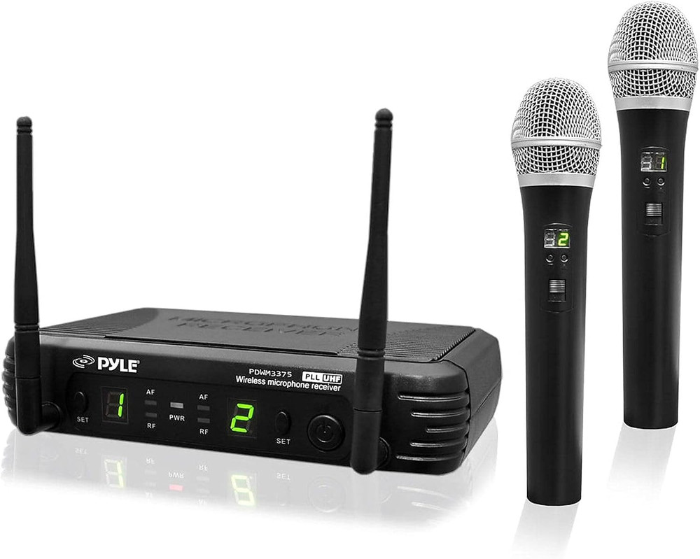 -PRO Professional Wireless Microphone System - Dual UHF Band, Wireless, Handheld