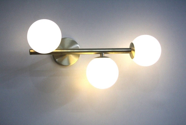 Mid Century Brass wall lamp Spotlight – Wall Mounted Elegance